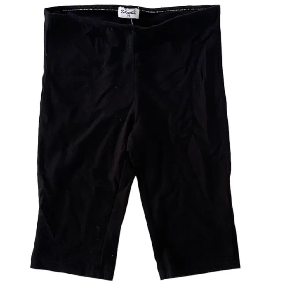Splendid Toddler Girls Cropped Leggings Straight Leg Black 3T NWT